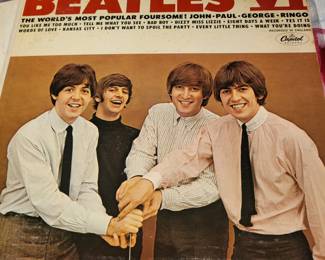 Vinyl LP "Beatles VI" by The Beatles 33 RPM record Album