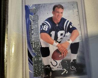 2007 Upper Deck Football Peyton Manning Rookie Photo Shoot Flashbacks Card colts