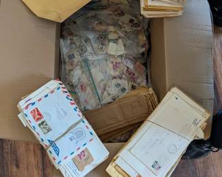 LARGE COLLECTION OF STAMPS, BIDS TILL SAT. NOON.