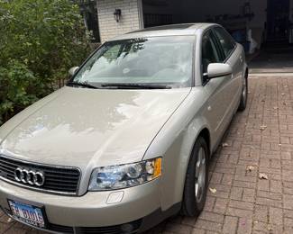 2003 Audi A4 1.8T Quattro – Low Miles, Excellent Condition
Well-kept, all-wheel-drive Audi A4 sedan with clean interior and exterior. Runs great and garage-stored. Perfect commuter or student car. Priced to sell at the estate sale.