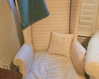 vintage wingback chair