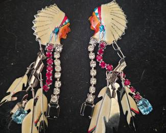 Vintage "Ritz" Earrings,  pierced 