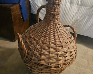vintage French wine jug 