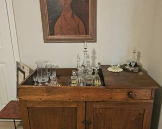 retro bar console