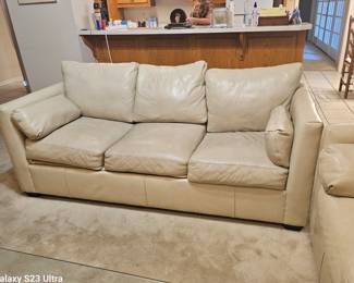 Retro leather sofa