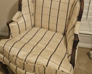 Stylish wingback chair