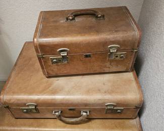vintage luggage set