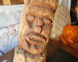 Unique carved art
