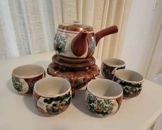 Kutani ware tea set