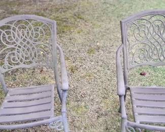 Patio chairs (4 available)