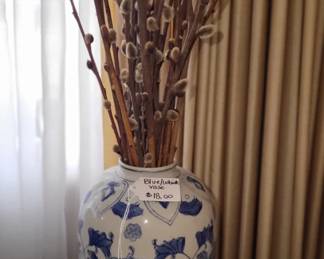 Blue and white decor