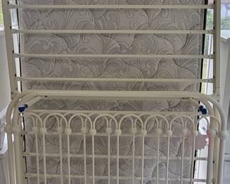 Metal twin bed with mattress (2 available - Frames are brand new)