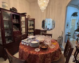 Front dining room full of fine China and crystal