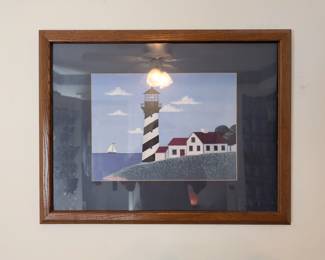 Lighthouse art print, Colleen Sgroi