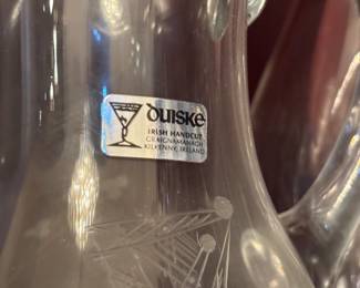 Duiske crystal pitcher