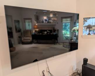 large flat screen TV