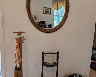Large antique mirror