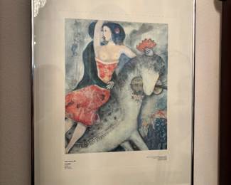 "Equestrienne" by Marc Chagall