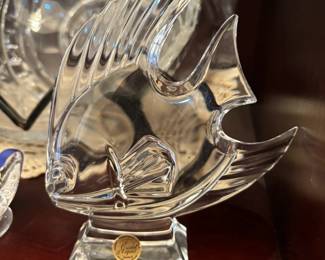 Cristal d'Arques lead crystal fish