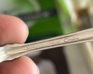 Silver plated flatware