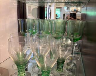 vintage green glasses