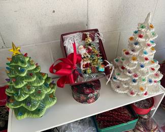 Vintage Christmas trees - decor