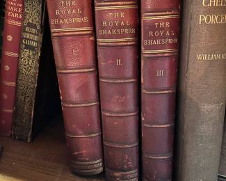 The Royal Shakespeare Vol I, II, and III dated 1894
