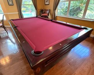 9 ft Brunswick Pool Table.