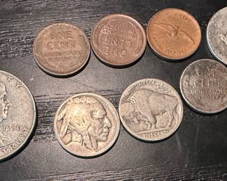 Vintage coins