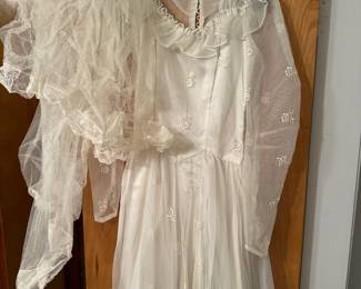 Antique wedding dress
