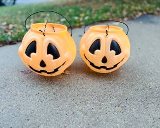 Vintage Halloween pumpkins