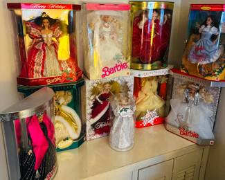NIB holiday Barbie's