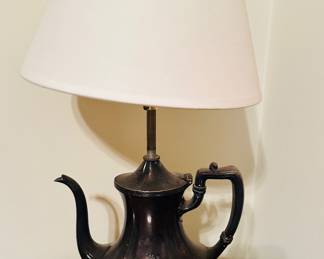Tea pot lamp
