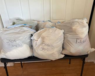 Bagged Linens for Kitchen and Bedding