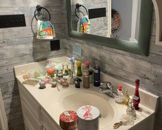 Avon Bottles & Tin Collection