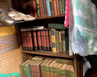lots of old pretty books