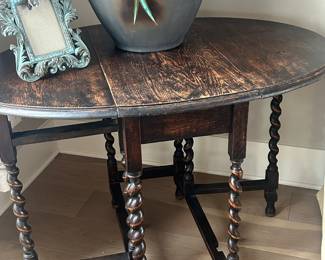 Barley Twist Antique Gate Leg Table