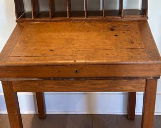 Primitive antique plantation desk