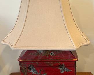 Red Asian Lamp