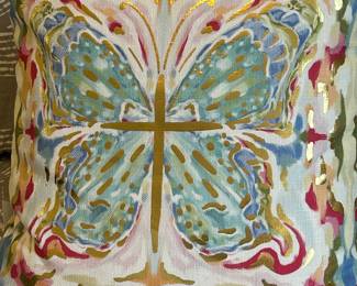 NEW with tag ---Butterfly pillow