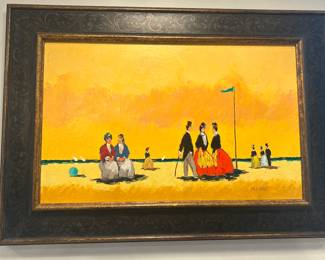 English Aristocrats Painting