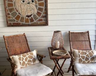 LARGE Bulldog Pic Made from BRICK