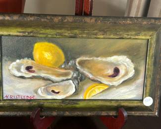 Oysters on the Half Shell...oil painting