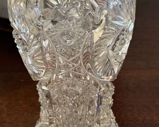 Cut Glass Vase