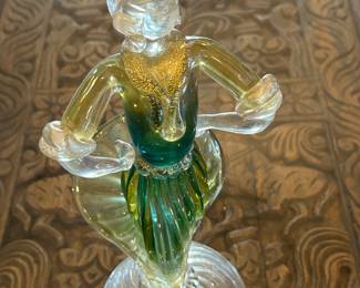 Antique Glass Spanish Dancer