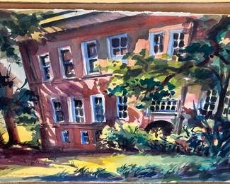 Deborah M. Wyatt  unframed water color