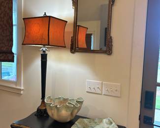 Fabulous Lamp and Gorgeous Pottery!