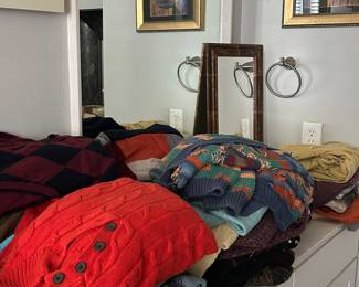 Sweaters, sweaters, and more sweaters!