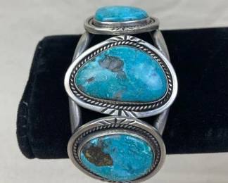 Native American Turquoise Cuff Bracelet