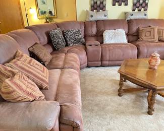 electric reclining sectional